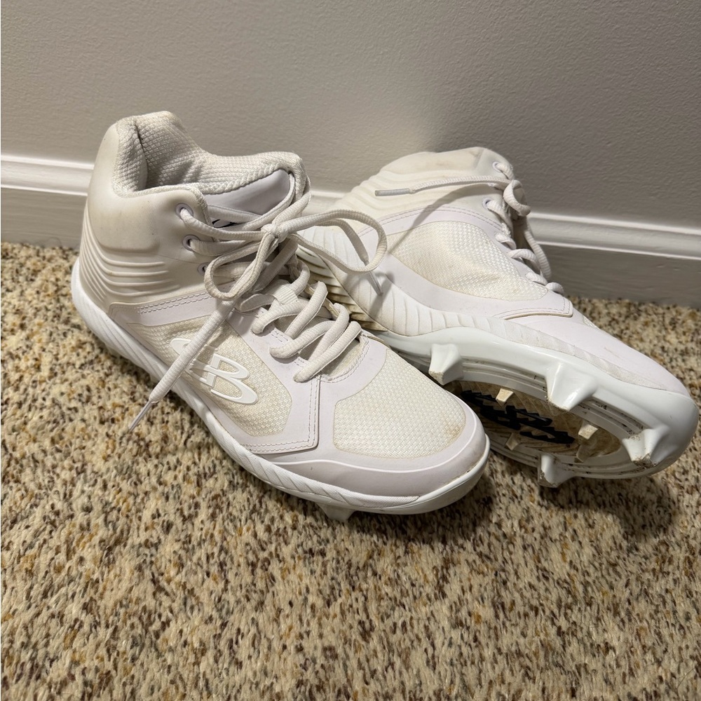 Women's White Boombah Cleats
